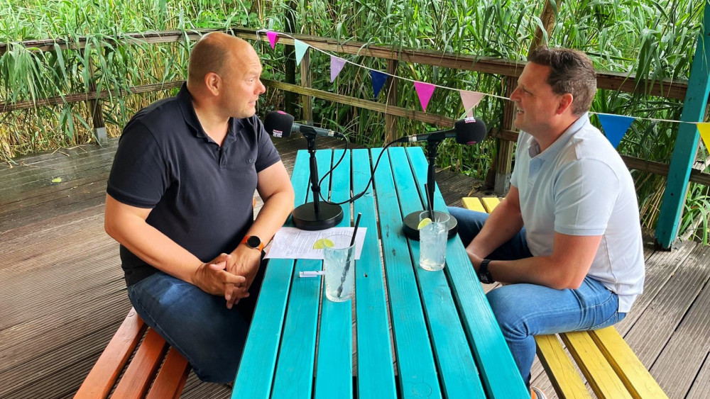 Ron Lemmens en Jeroen Adriaans Zomertafel van GoodLIFE Radio